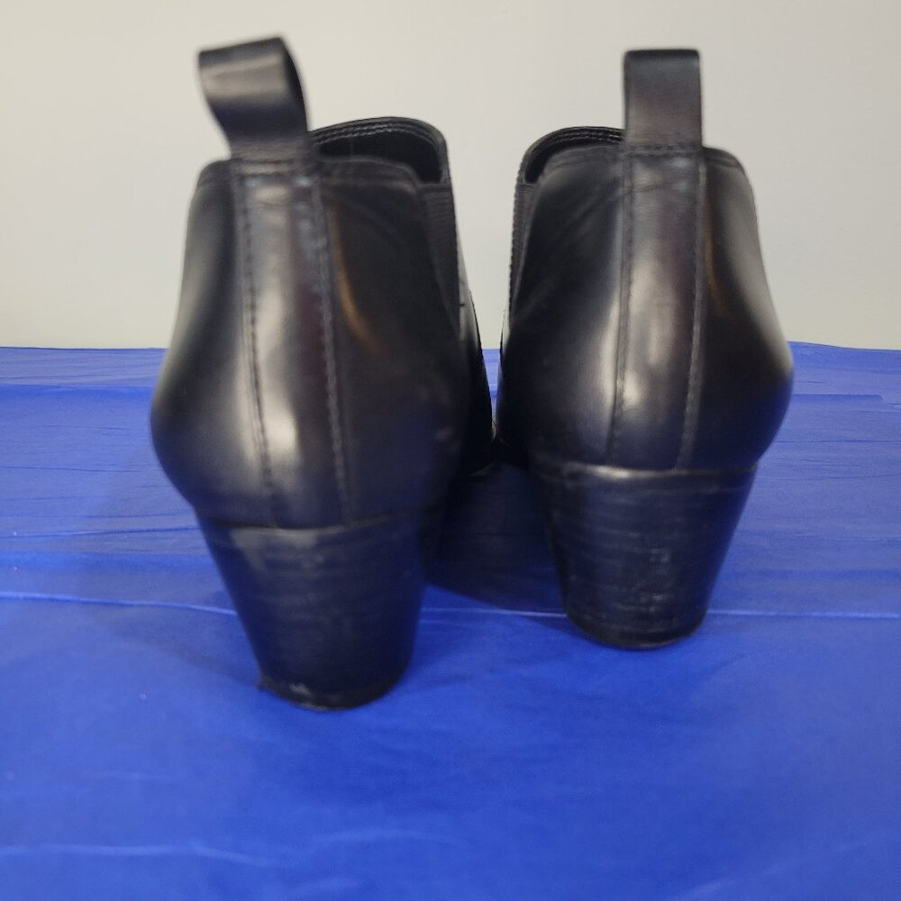 Nine West Leather Western Ankle Booties Size 8.5 - Picture 5 of 14